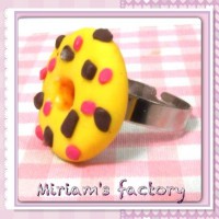 ANILLO DONUT AMARILLO