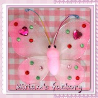 BROCHE MARIPOSA ROSA