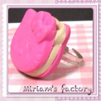 ANILLO KITTY FLUORESCENTE ROSA