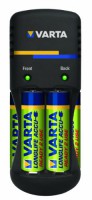 varta cargador de pilas recargables (4 pilas incluidad) compatible, con baterias: